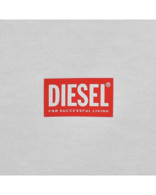 DIESEL Gray T Boxt R30 T Shirt for men