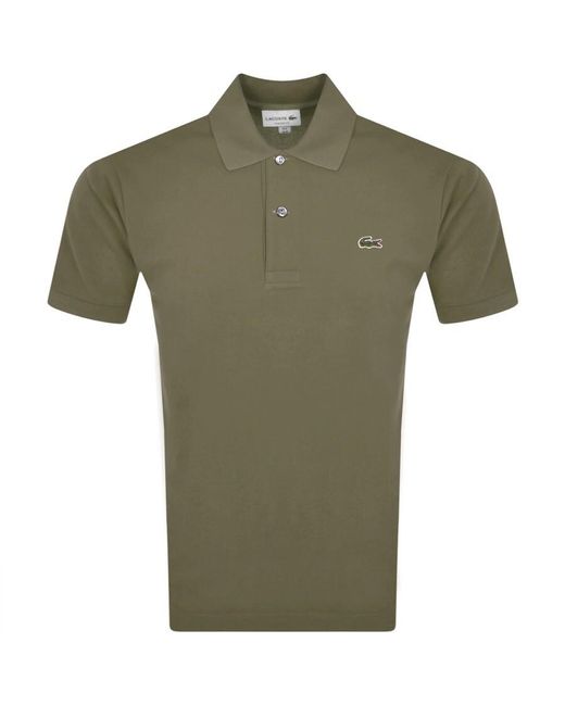 Lacoste Green Short Sleeved Polo T Shirt for men