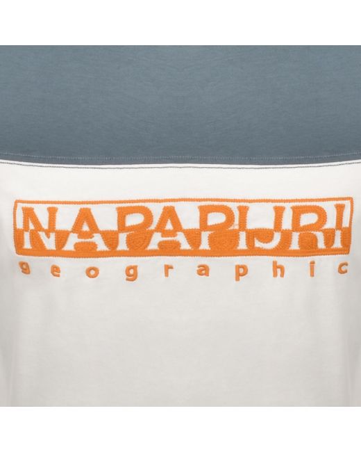 Napapijri Gray S Saturnia T Shirt for men