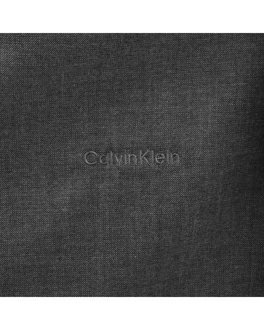 Calvin Klein Gray Easy Fit Overshirt for men