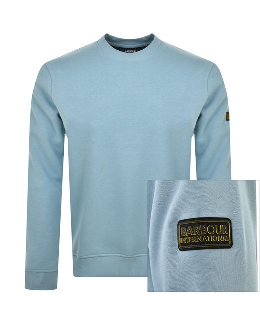 Barbour Blue Outline Sweatshirt for men