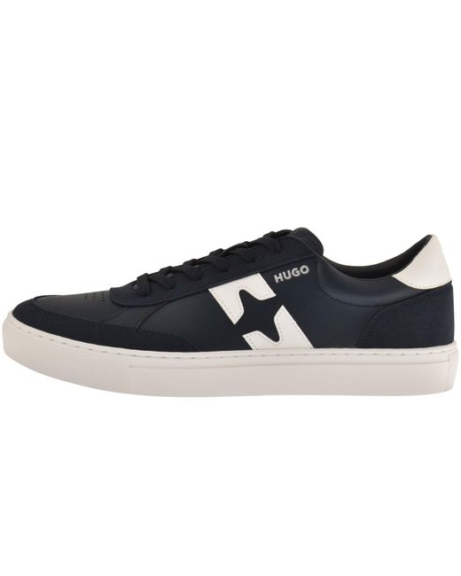 HUGO Blue Morrie Tennis Trainers Dark for men