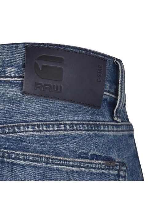 G-Star RAW Denim Raw 3301 Slim Fit Jeans Mid Wash in Blue for Men | Lyst