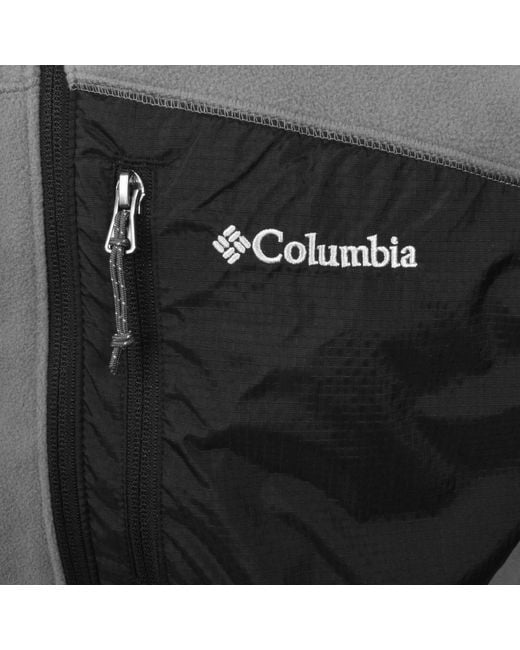 Columbia Gray Fast Trek Full Zip Fleece for men