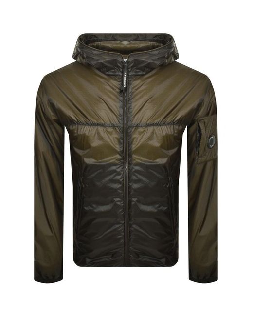 C P Company Green Cp Company Nada Shell Hooded Jacket for men