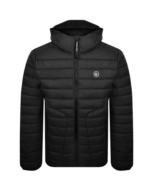 Marshall Artist Black Ashdale Bubble Jacket for men