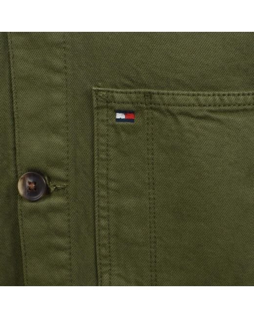 Tommy Hilfiger Green Chore Jacket for men
