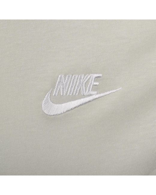 Nike Gray Crew Neck Club T Shirt for men