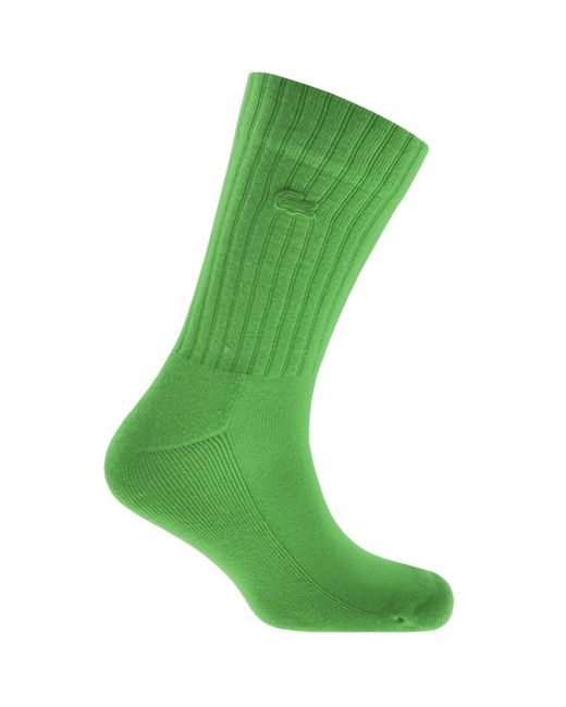 Lacoste Green Logo 3 Pack Socks for men