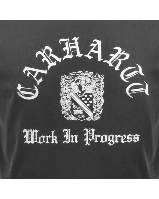 Carhartt Black Coat Of Arms T Shirt for men