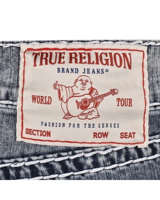 True Religion Blue Ricky Super T Shorts for men