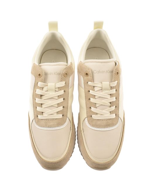 Calvin Klein Natural Low Top Trainers for men