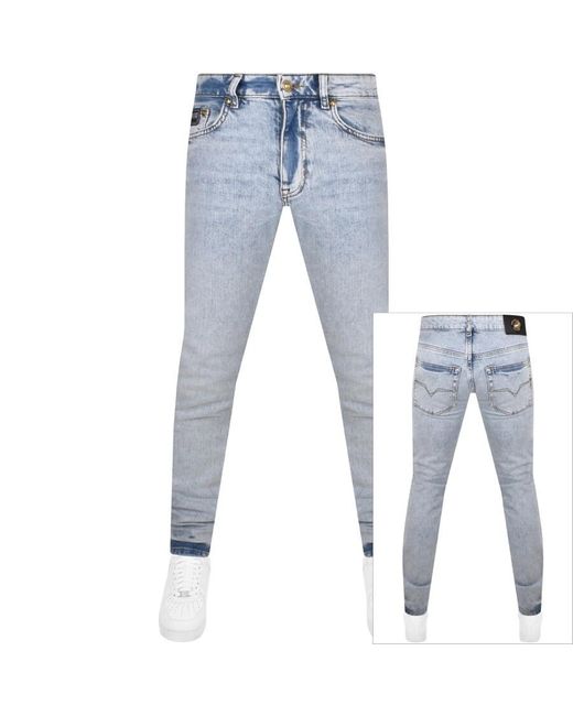 Versace Blue Couture Slim Milano Jeans for men