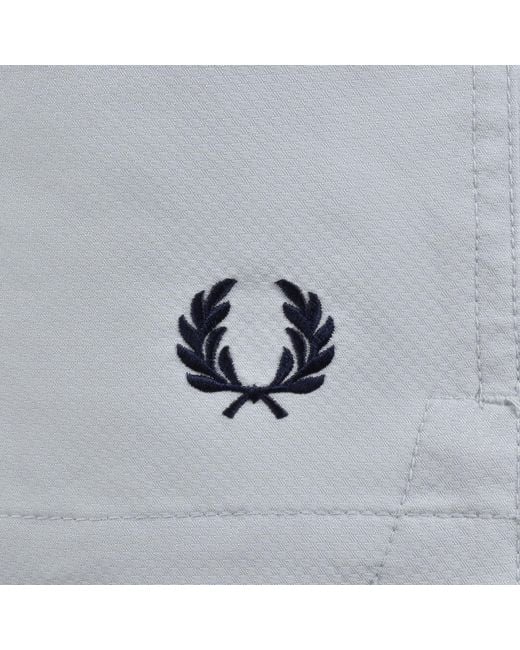 Fred Perry Blue Swim Shorts Dusky for men