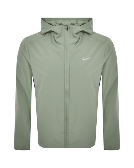 Nike Green Training Form Dri Fit Hooded Jacket for men
