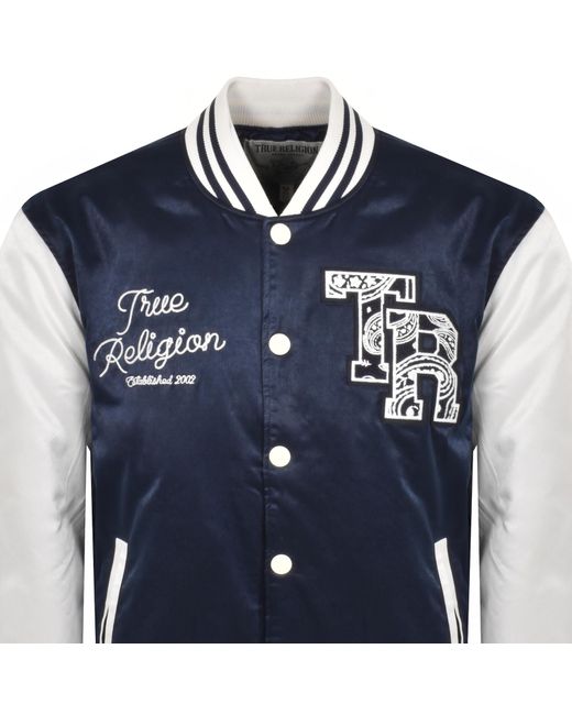 True Religion Blue Good Life Souvenir Jacket for men