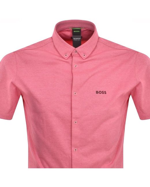 Boss Pink Boss Motion S Short Sleeved Shirt for men