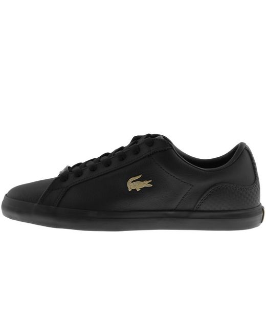 Lacoste Black Leather Trainers www.puzzlewood.net 1696172793