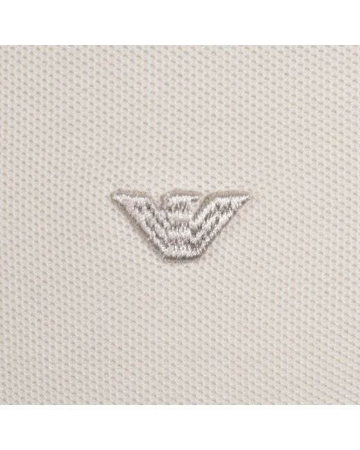 Armani Natural Emporio Short Sleeved Polo T Shirt for men