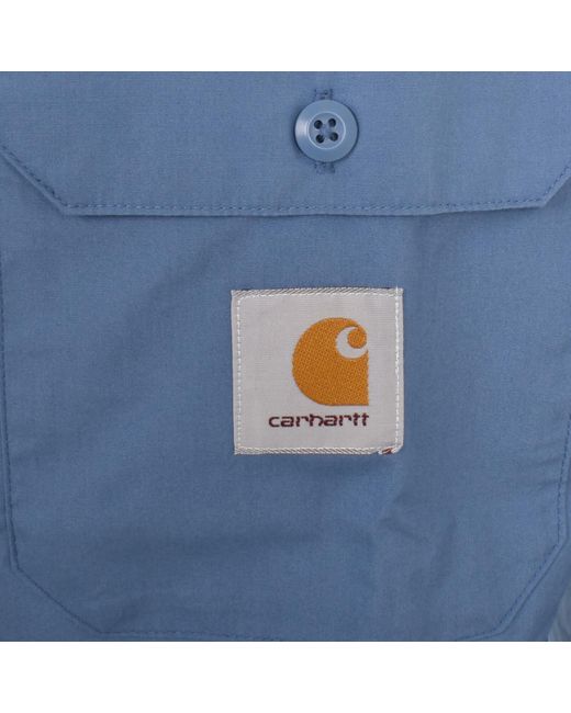 Carhartt Blue Craft Long Sleeve Shirt for men