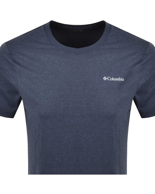 Columbia Blue Parsons Point T Shirt for men