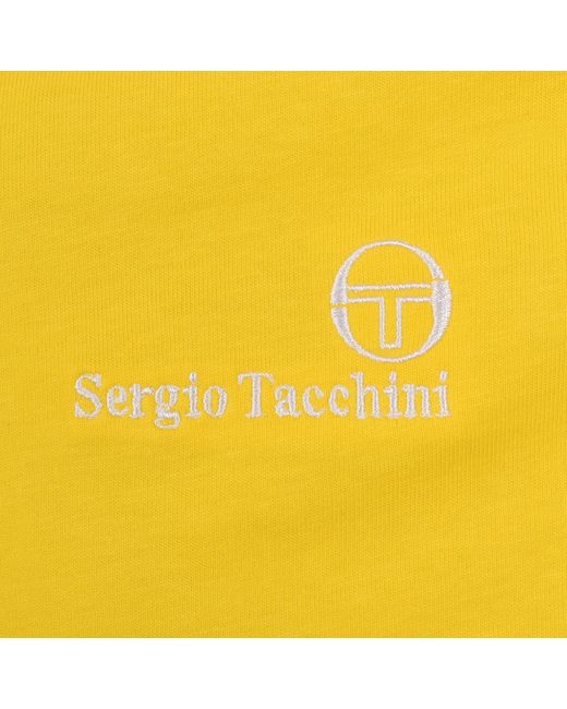 Sergio Tacchini Yellow Rainer Fc T Shirt for men