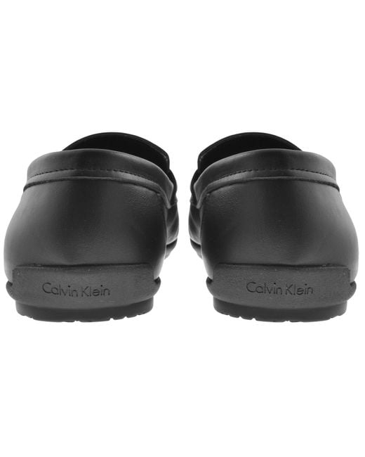 Calvin Klein Black Driving Shoes for men