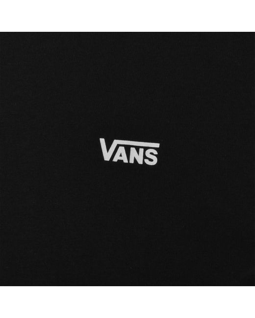 Vans Black Classic Logo T Shirt for men