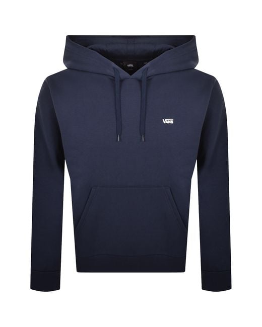 Vans Blue Pullover Logo Hoodie for men