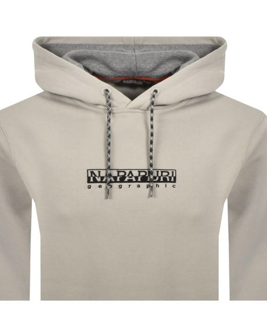 Napapijri Gray Fiemme Hoodie Will for men