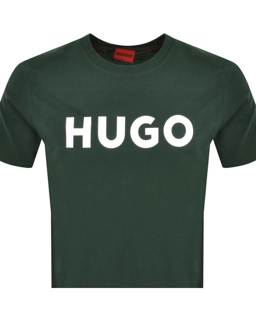 HUGO Green Dulivo Crew Neck T Shirt for men