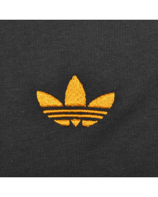Adidas Originals Black 3 Stripes T Shirt for men