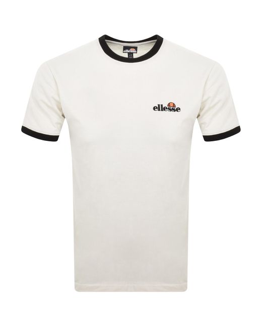Ellesse White Meduno Logo T Shirt for men