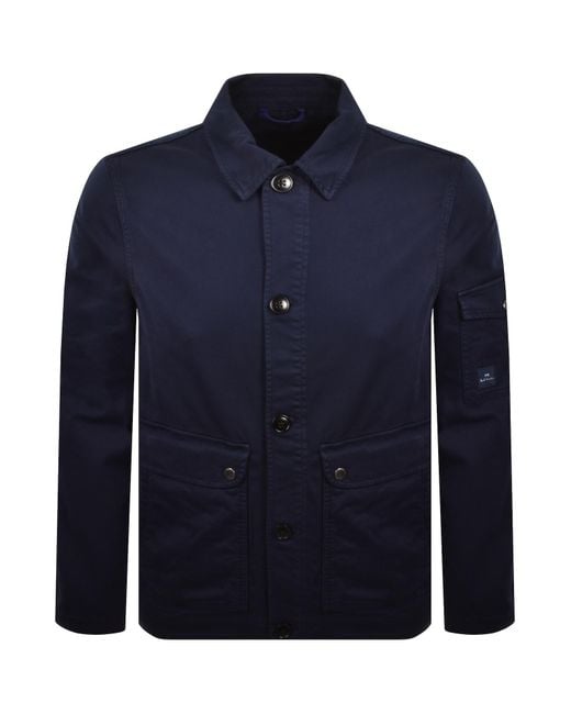 Paul Smith Blue Casual Overshirt for men