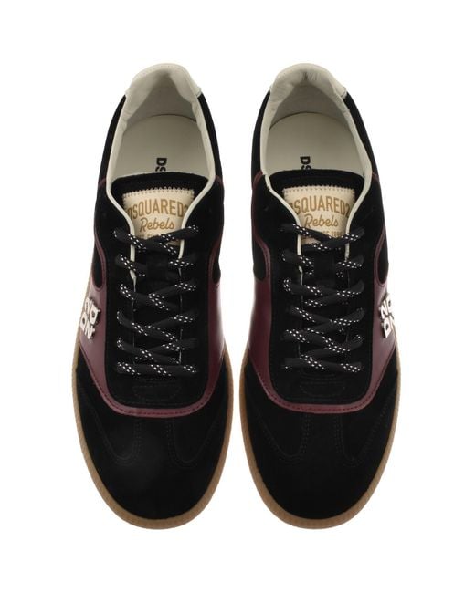 DSquared² Black Rebel Trainers for men