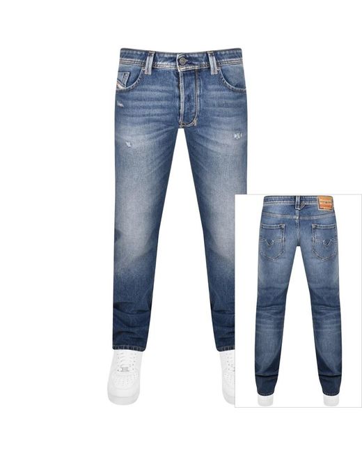 DIESEL Blue Larkee Mid Wash Jeans for men