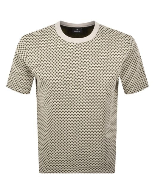 Paul Smith Gray Patterned T Shirt Off for men