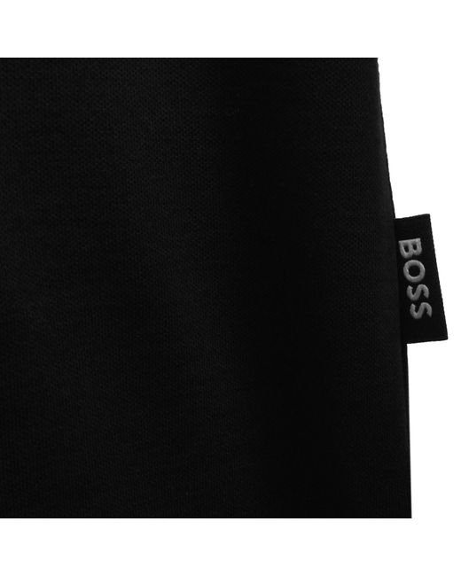 BOSS BUSINESS Black Boss H Pleins Slim Fit Polo T Shirt for men
