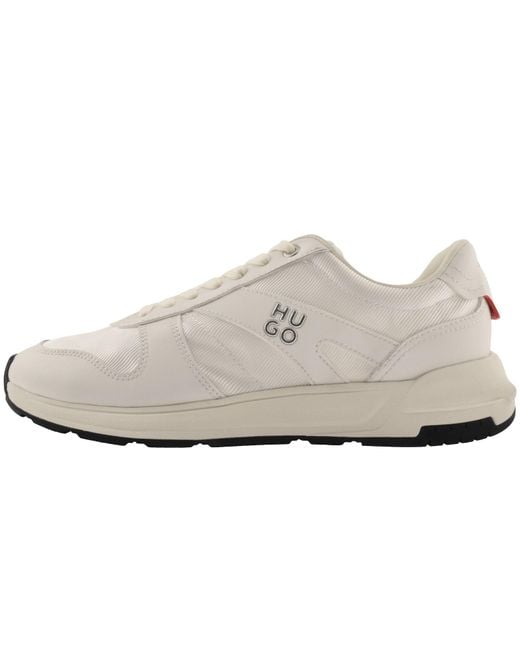 HUGO White Go3 Trainers Open for men