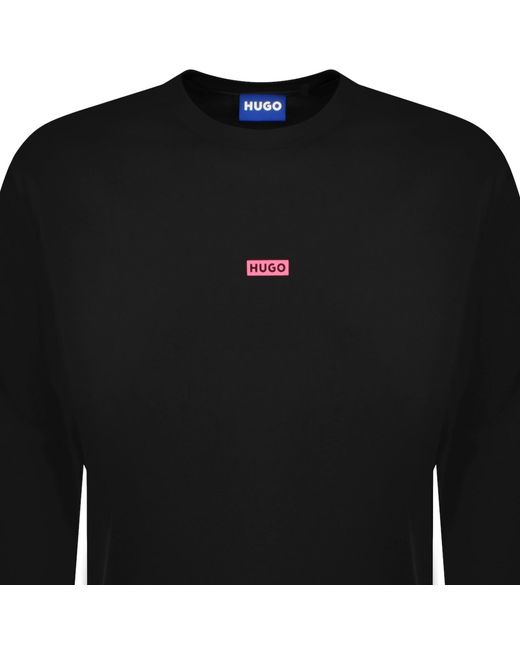 HUGO Black Naviu Sweatshirt for men