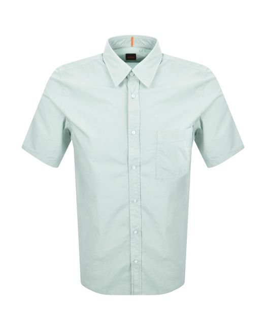 Boss Blue Boss Relegant 6 Short Sleeved Shirt for men