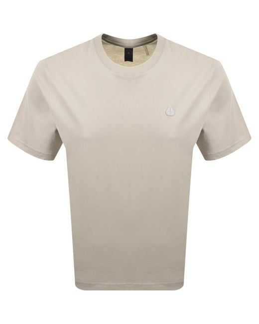 Moose Knuckles Gray Yul Classic T Shirt for men