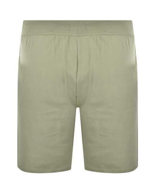 BOSS BUSINESS Green Boss Unique Jersey Shorts for men