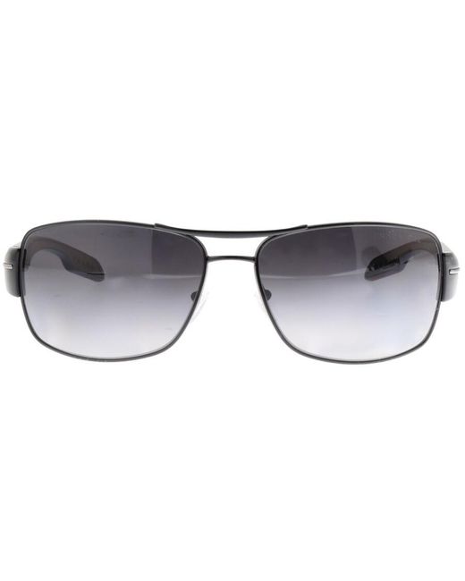 Prada Black Linea Rossa 0ps53ns Sunglasses for men