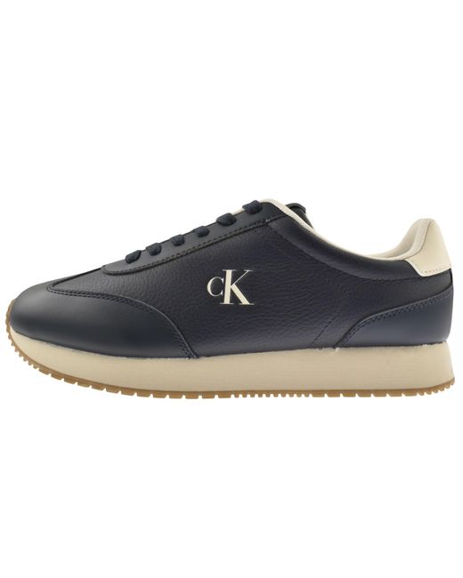 Calvin Klein Blue Jeans Runner Trainers for men