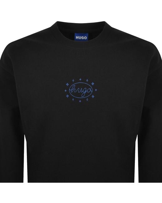 HUGO Black Nugodana Sweatshirt for men