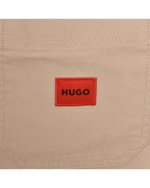 HUGO Natural Erato Overshirt Jacket for men