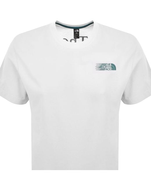 The North Face White Logo T Shirt for men