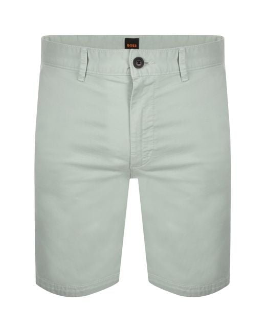Boss Green Boss Chino Slim Shorts Aqua for men