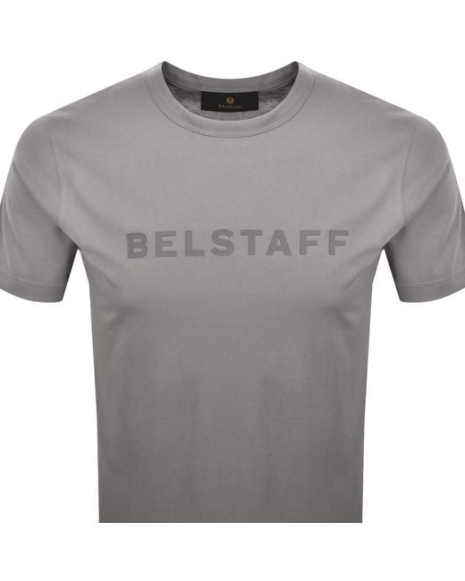 Belstaff Gray Signature T Shirt for men
